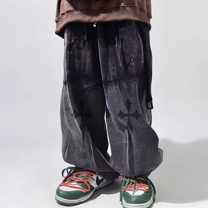 Hip-hop wide-leg pants