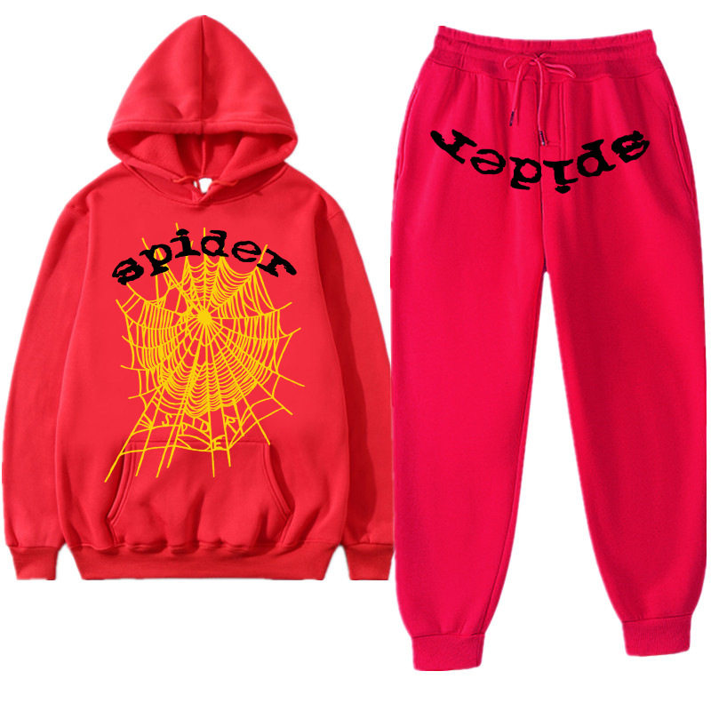 Printed Couple Hoodie and Sweatpants Set