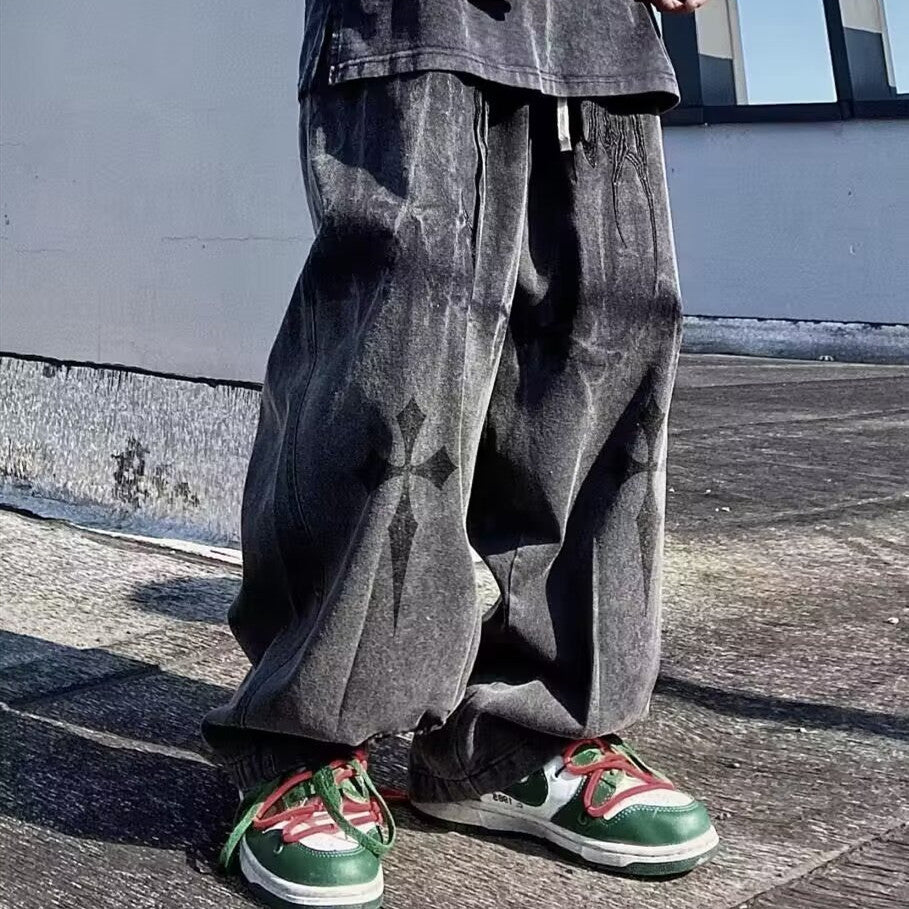 Hip-hop wide-leg pants