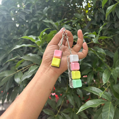 LED Light Sound Press Button Fidget Toy Keychain